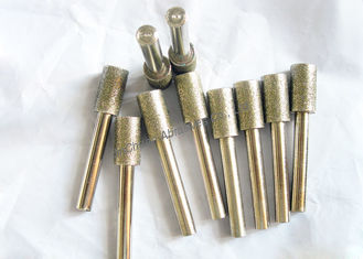 Abrasive Electroplated Diamond Grinding Pins Tools Rotary Tungsten OEM Service