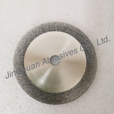 Qualité  Customed Single-Sided Abrasive Electroplated CBN Cutting Blades 100*0.8*12.7mm B60/70 Usine