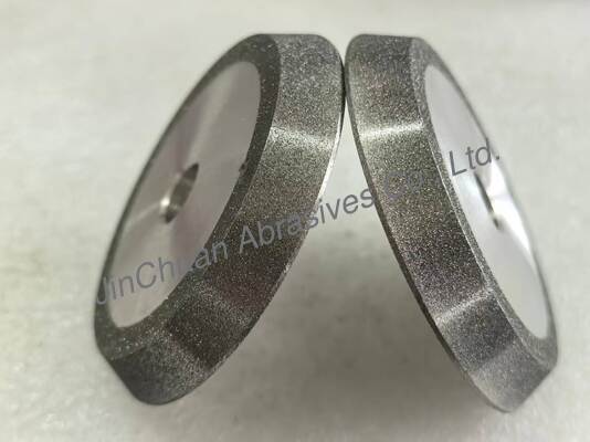 Custom Wear-Resistant Electroplated Diamond Grinding Wheel 78*10*12.7*5*V60 With High-Speed Capability