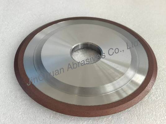 Resin Diamond Grinding Wheel 14V1 150*8*32*3*6mm 60 Degree V Shape Long Life For Carbide Tools
