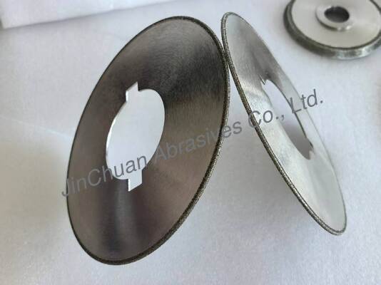 1A1R Electroplated Diamond Grinding Wheel 200x3x75x3mm