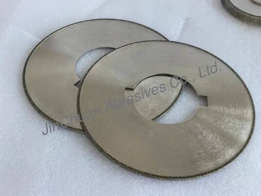 1A1R Electroplated Diamond Grinding Wheel 200x3x75x3mm
