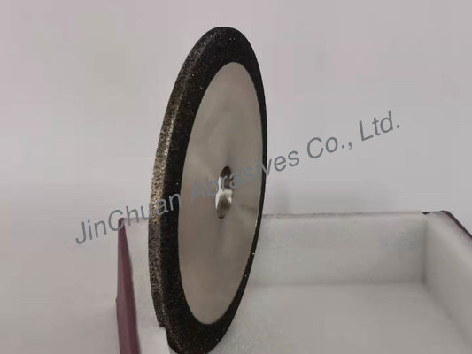 6mm Thickness Double Layer CBN Diamond Wheel Round Shape 125MM * 6MM * 20MM
