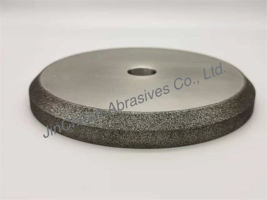 B126-2 Electroplated CBN Grinding Wheels Customized Gray Color 1531720 R0.15