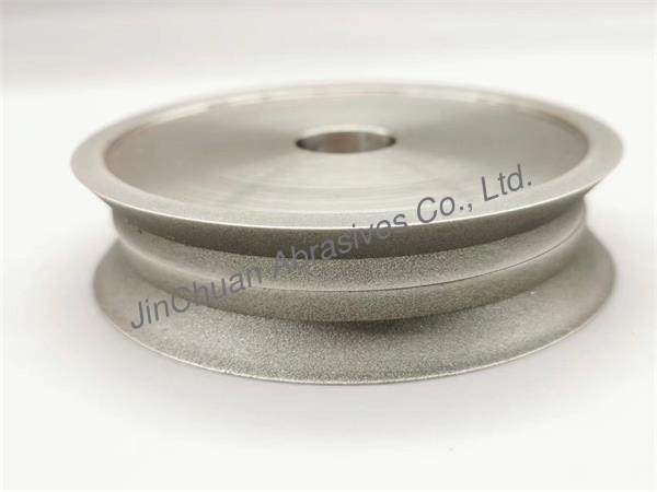 Slot Electroplated Diamond Grinding Wheels Diameter 100 12 19 49 Angle D400