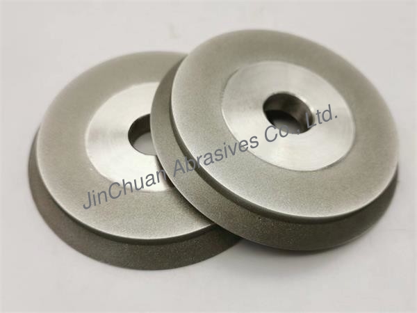 Slot Electroplated Diamond Grinding Wheels Diameter 100 12 19 49 Angle D400
