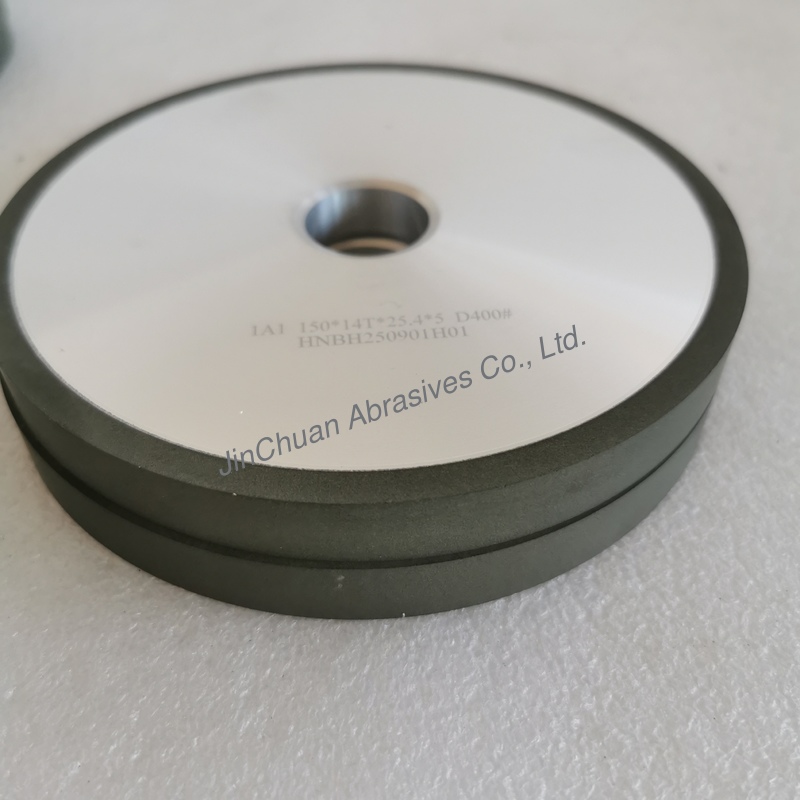 1A1 150*10T*25.4*5mm D400 C100 Resin Bond Diamond Grinding Wheel For Grinding Carbon Brush