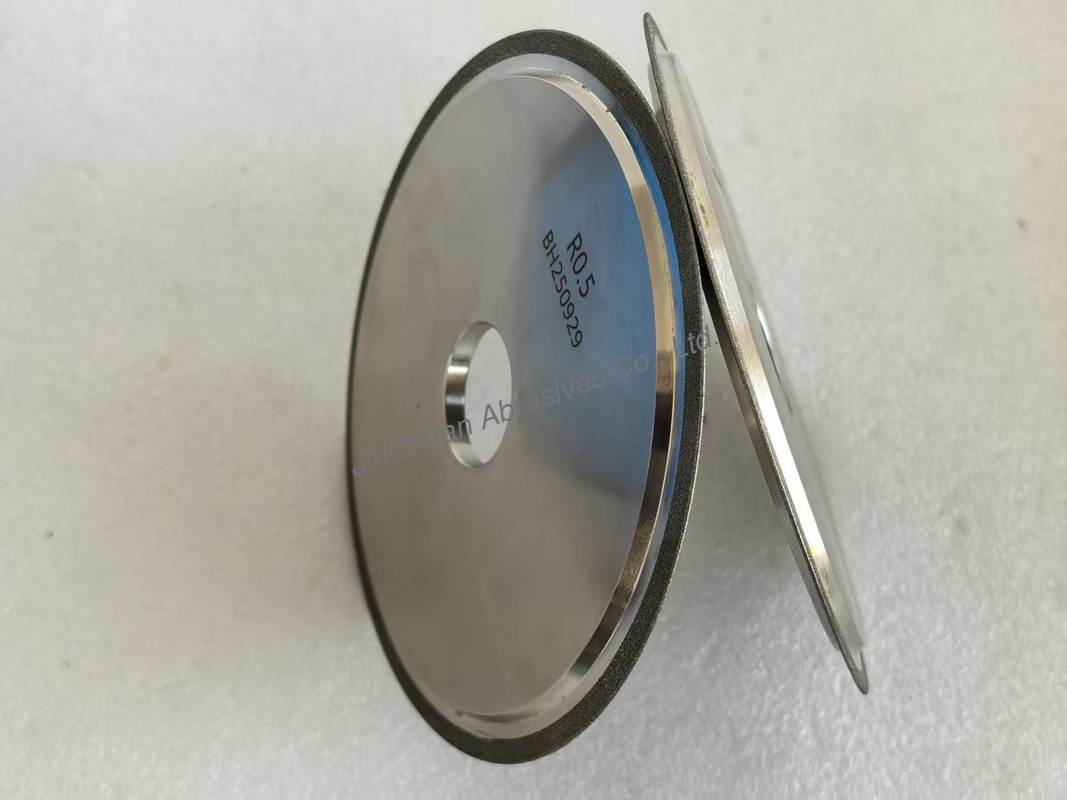 R0.5 Round Profile Wheel As Electroplated Diamond Grinding Wheels For Tungsten Carbide