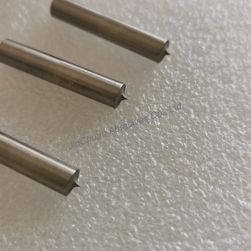 Non-Standard Customized Electroplated Diamond Grinding Bit 2.5*R2.5*30T*5mm Grit1200 For Deburring