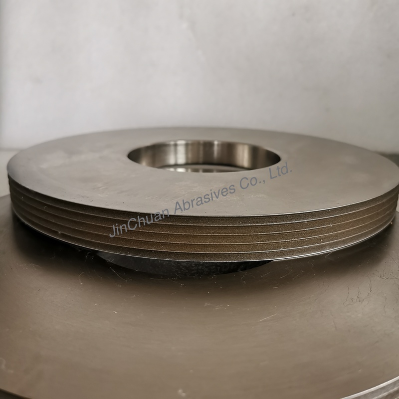 Electroplated CBN Cup-Shaped Grinding Wheel 1E1SP 300*127mm B200/203 with Grooved