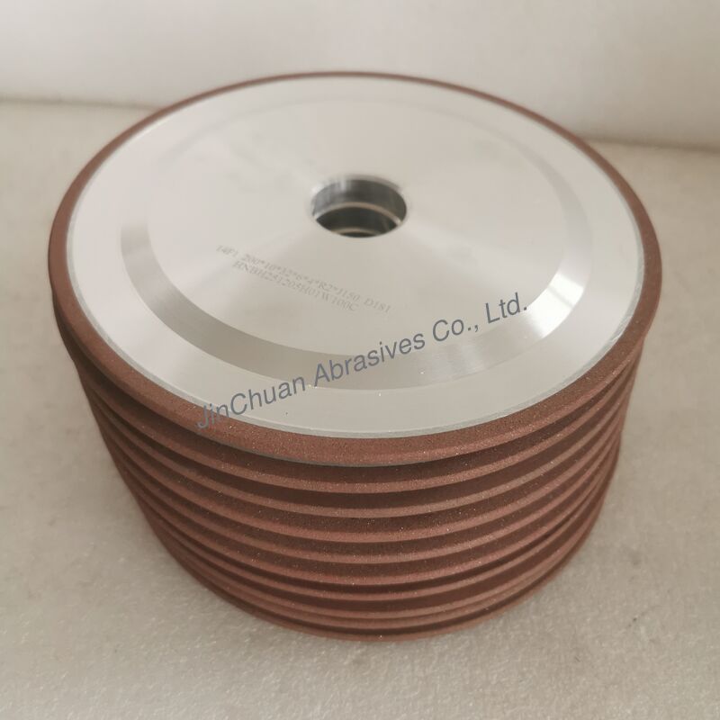 14F1 200*10T*32*6*4*R2 D181 Resin-Bonded Diamond Grinding Wheel