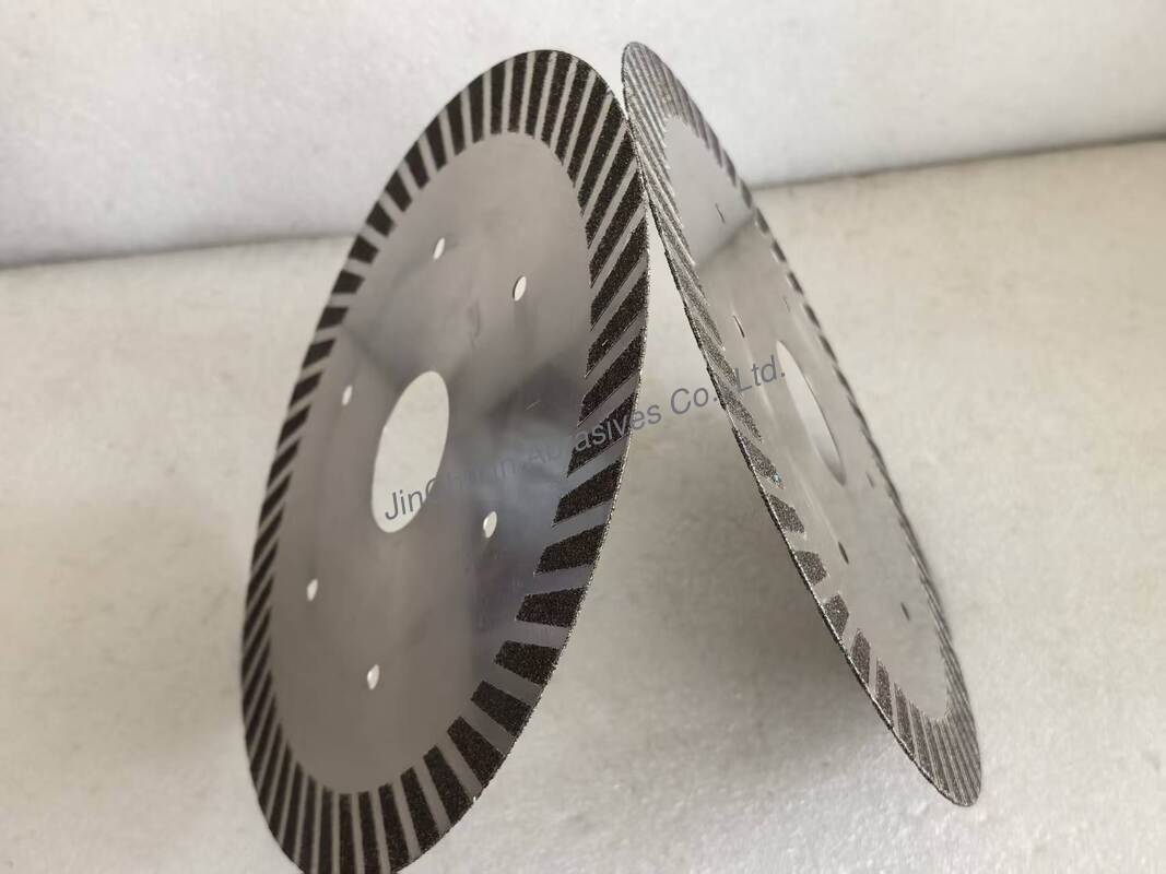 Electro Cutting Disc For Rubber Cutting Electroplated Bonded Cutting Wheel 1A1R