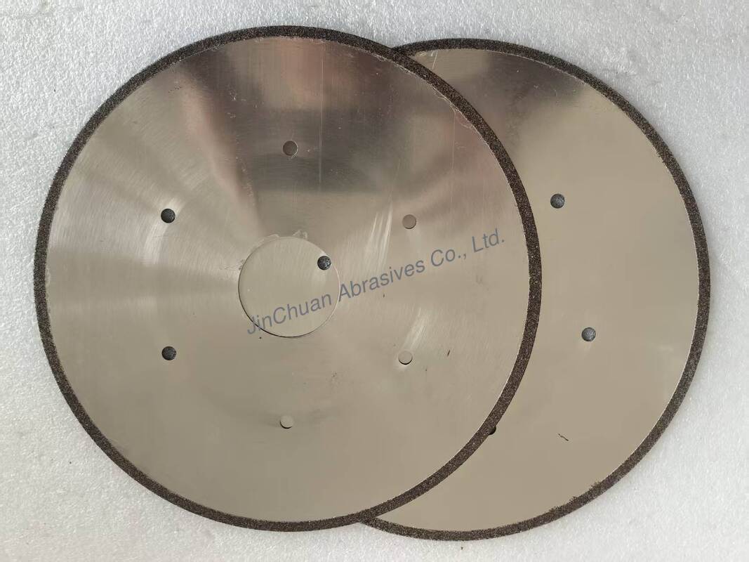 Electro Cutting Disc For Rubber Cutting Electroplated Bonded Cutting Wheel 1A1R
