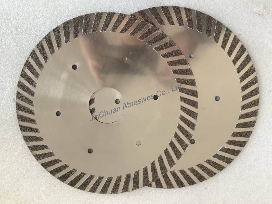 Electro Cutting Disc For Rubber Cutting Electroplated Bonded Cutting Wheel 1A1R