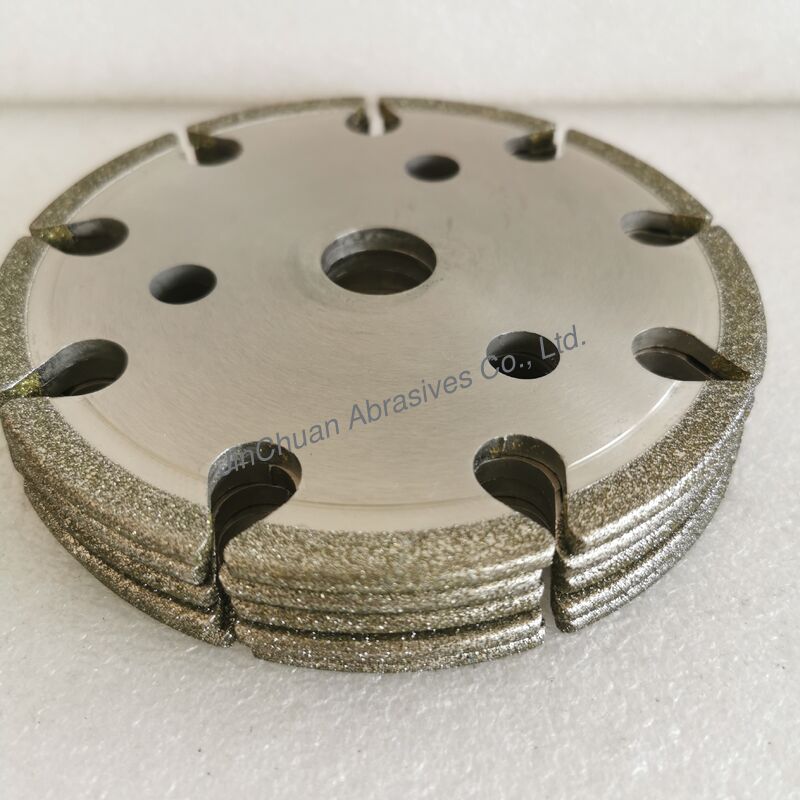 Electroplated Diamond Grinding Wheel 105/125/145mm for Sharpening Steel Chainsaw Chains
