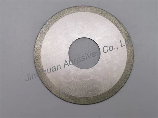 Diamond Grinding Wheels Cutting Blade plaqué argenté pour 1A1 100mm*0.8mm*7mm