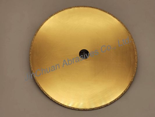 D50/60 a plaqué Diamond Grinding Cutting Wheel 0.8mm Basebody 210*20*2mm