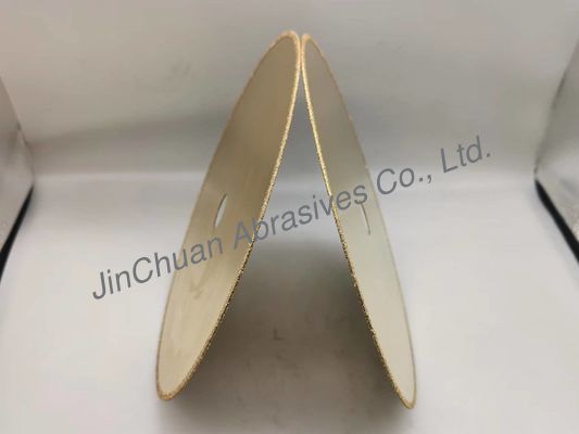 D50/60 a plaqué Diamond Grinding Cutting Wheel 0.8mm Basebody 210*20*2mm