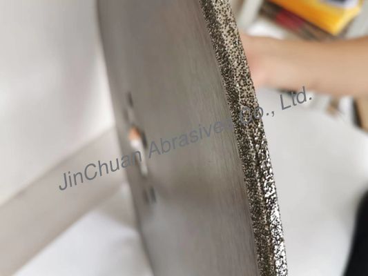 fer de BCN Diamond Wheel For Grinding Cast de 490*6.4*80*8*4.4mm plaqué coupant le disque