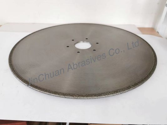 fer de BCN Diamond Wheel For Grinding Cast de 490*6.4*80*8*4.4mm plaqué coupant le disque