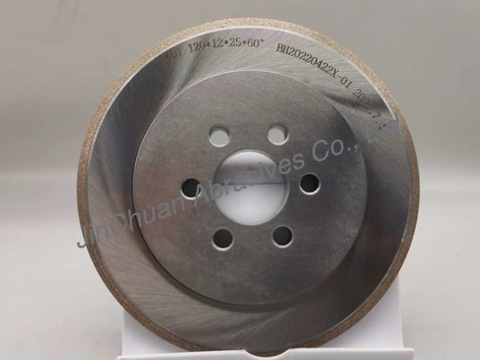 poussières abrasives de Diamond Dressing Wheel agglomérées par 120*12*25*6*1.6mm 14D1 D35/40