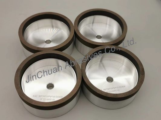 6A2 la résine Diamond Grinding Wheel Edge Polishing a collé la forme D181 de tasse