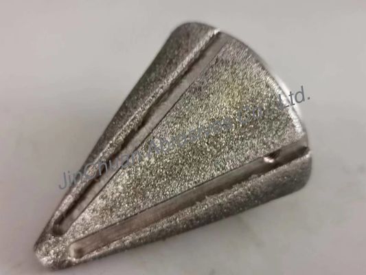 Diamond Grinding Head plaqué par couleur argentée D40 a adapté aux besoins du client