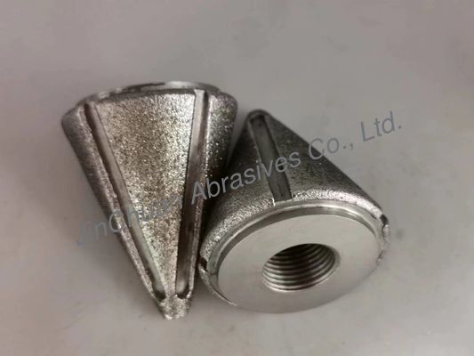 Diamond Grinding Head plaqué par couleur argentée D40 a adapté aux besoins du client