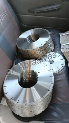 Disques de coupe à diamants à liaison métallique de forme plate pour les rainures des plaquettes de frein