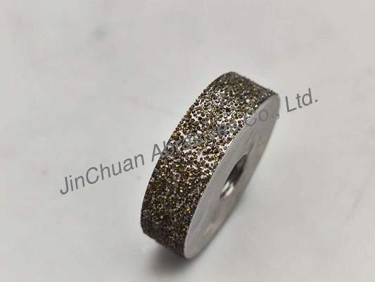 1A1 Roues de meulage électroplatées en acier gris au diamant avec diamant de grès D30/35