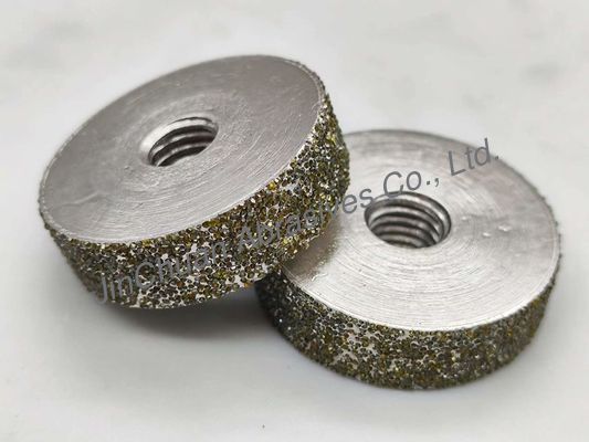 1A1 Roues de meulage électroplatées en acier gris au diamant avec diamant de grès D30/35