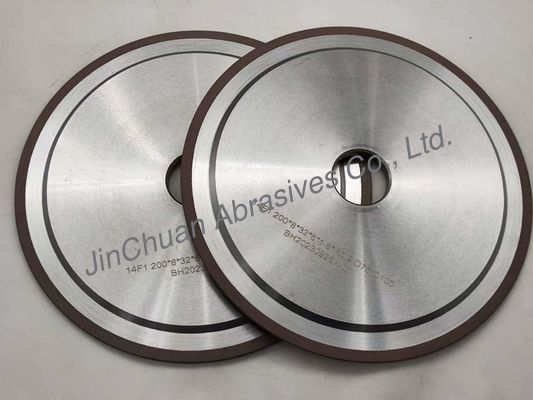 R0.9 14A1 Roues de diamants à liaison de résine pour le broyage d'outils au carbure
