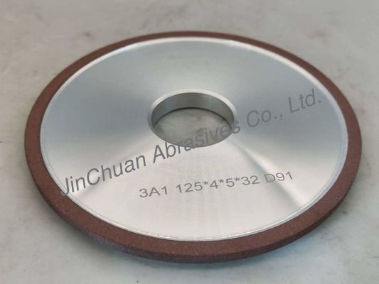 4A1 Disque de meulage au diamant 125 mm Résine Roue abrasive de type diamant 3A1