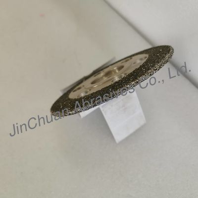 Diamètre 150 mm Roue de meulage CBN électroplatée avec trous réducteurs de poids
