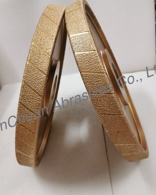 1A1 D400 mm Roue de meulage au diamant brasé sous vide