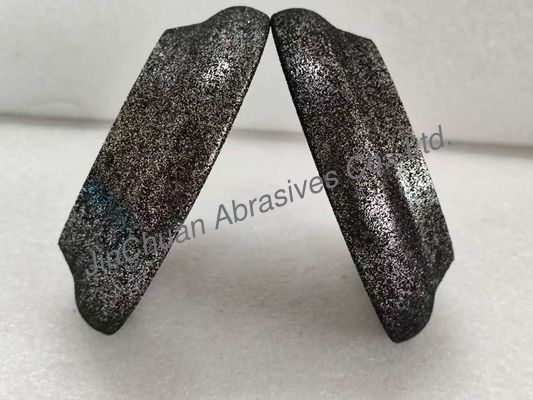 Roue de meulage CBN électroplatée pour lame de scie à bande avec corps en acier de diamètre 127 mm