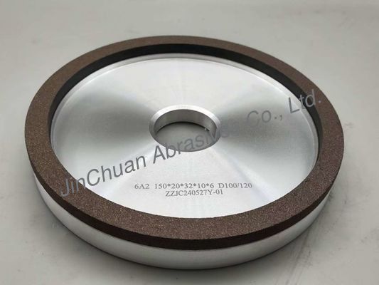 6A2 150 mm roue de résine Disque de broyeur de diamants pour TCT Carbide Broyeur de tasse roue