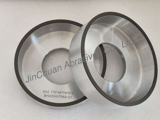 6A2 roue de meulage en résine pour HSS acier Cbn Disque de meulage 175 mm