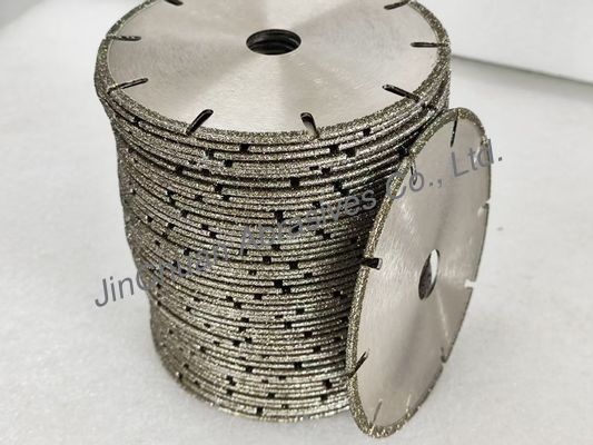 Longue durée de vie Lamelle de coupe au diamant liée électroplatée