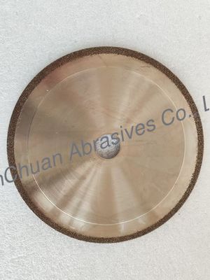 1A1 600*2.5*20*5mm B100/120 Conception de bordure R0.5 Fillet + 7° Chamfer Disque de coupe CBN électroplaté