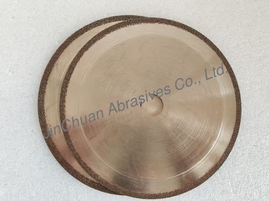 1A1 600*2.5*20*5mm B100/120 Conception de bordure R0.5 Fillet + 7° Chamfer Disque de coupe CBN électroplaté