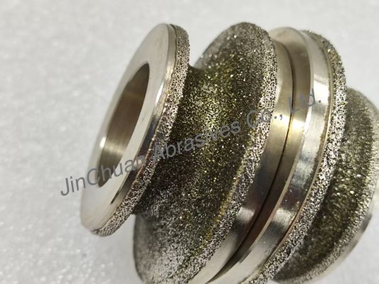 Dispositifs électroplatés pour le traitement des diamants Rouleaux ordinaires