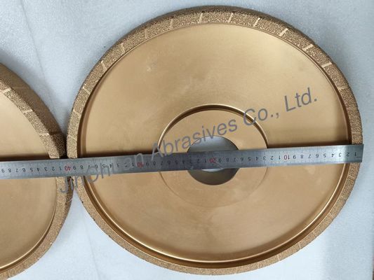 400 mm de grain brut sous vide brasé roue de diamant D25/30 roue de meulage pour la fonte