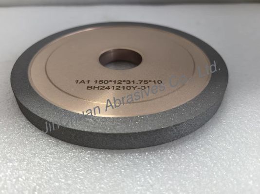 1A1 Roue de meulage à diamants hybride à liaison plate D126 Roues hybrides