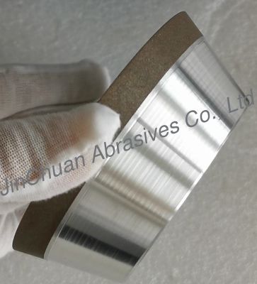 Meule diamantée agglomérée 11V9 100*35*31.75*3*10mm D91 à liant résine