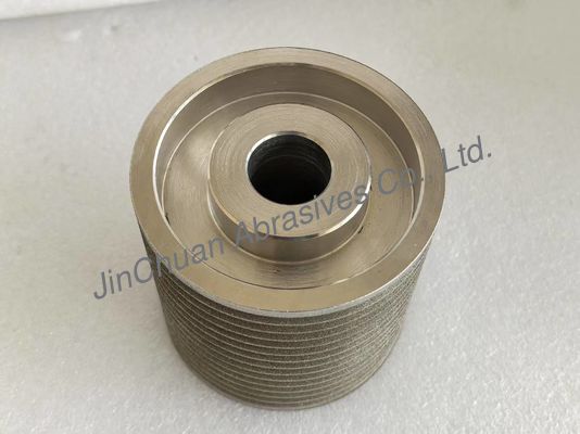 Taille et forme spéciales Couleur ambre Roues Cbn électroplatées pour le meulage et l'affûtage