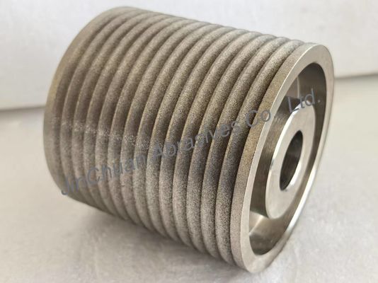 Taille et forme spéciales Couleur ambre Roues Cbn électroplatées pour le meulage et l'affûtage