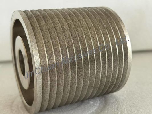 Taille et forme spéciales Couleur ambre Roues Cbn électroplatées pour le meulage et l'affûtage