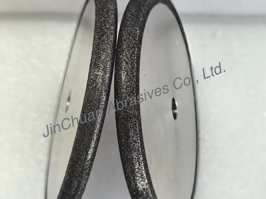 Meules CBN électroplaquées haute performance avec disque de rectification de rayon 125 mm