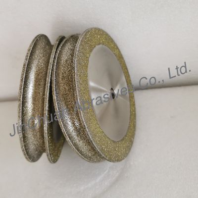 1F6Y 153.67*20.32*12.7mm D40/45 Roue de meulage au diamant électroplaquée pour l'industrie du bois